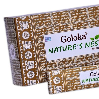 Goloka Nature's Nest Incenso 15 grammi