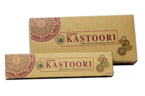 Goloka Organica Kastoori 15 grams (6 per box)