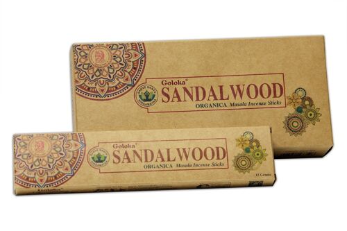 Goloka Sandalwood 15 grams (6 per box)