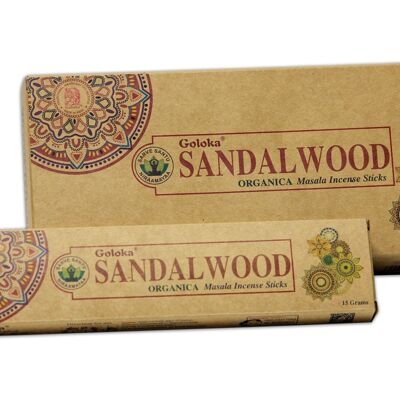 Goloka Sandalwood 15 grams (6 per box)
