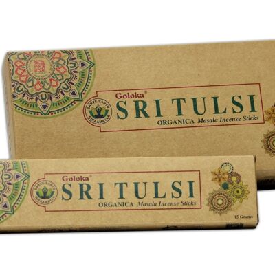 Goloka Sri Tulsi 15 grammes (6 par boîte)