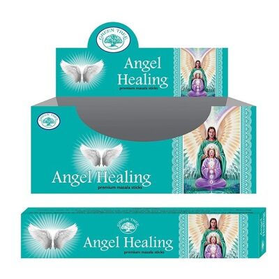 Incienso natural de Masala Green Tree Angel Healing 15 gramos
