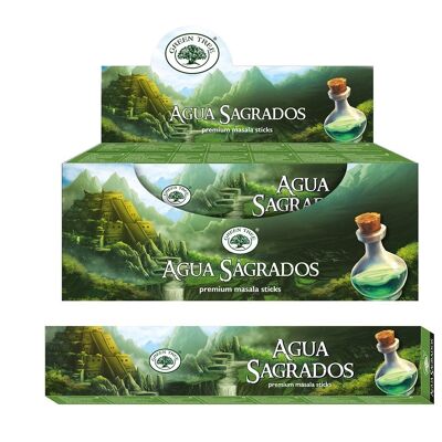 Green Tree Aqua Sagrados Natural Incense 15 grams