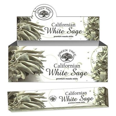 Green Tree Californian White Sage Incenso naturale 15 grammi