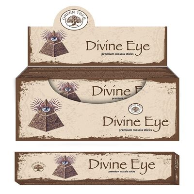 Green Tree Divine Eye Natural Masala Incienso 15 gramos