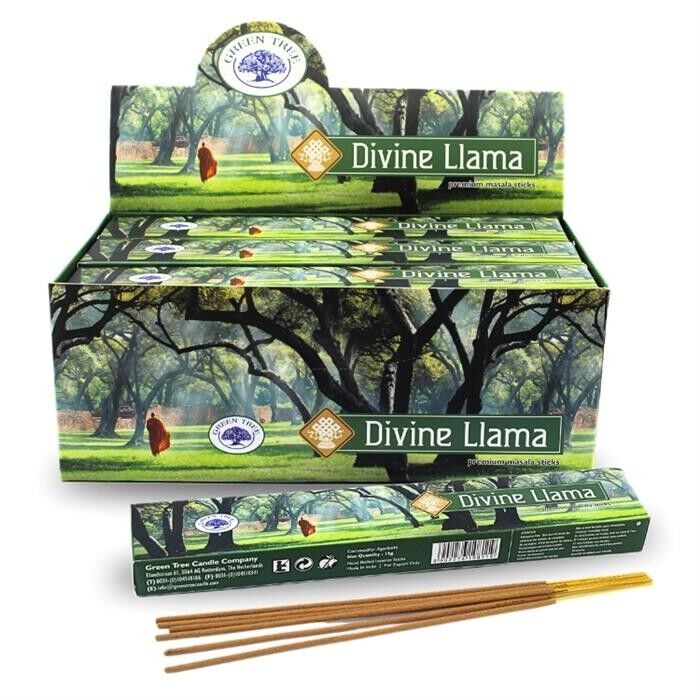 Incenso Naturale Lama Divino Albero Verde 15 grammi