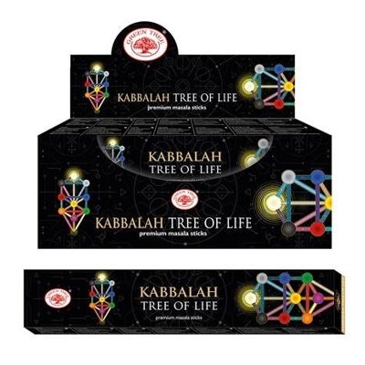 Incienso Green Tree Kabbalah Tree Of Life 15 gramos