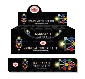 Green Tree Kabbalah Tree Of Life Encens 15 grammes