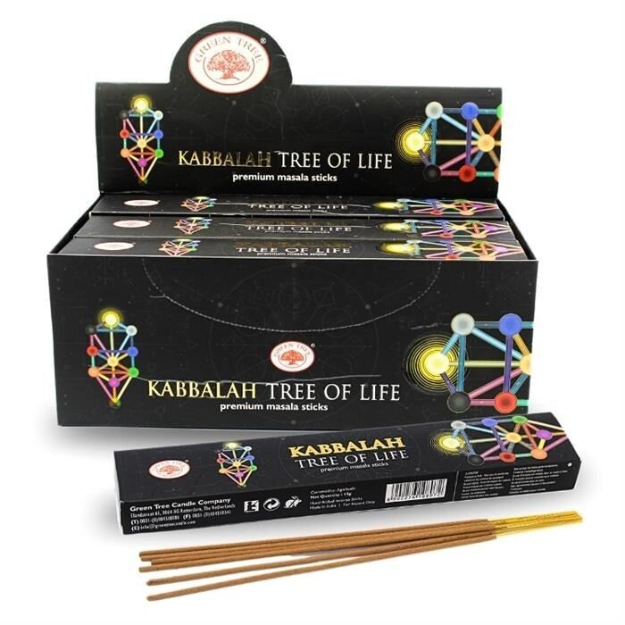 Green Tree Kabbalah Tree Of Life Incenso 15 grammi