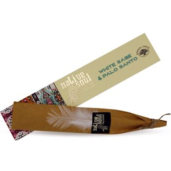 Green Tree Native Soul Sauge Blanche + Palo Santo 15 grammes