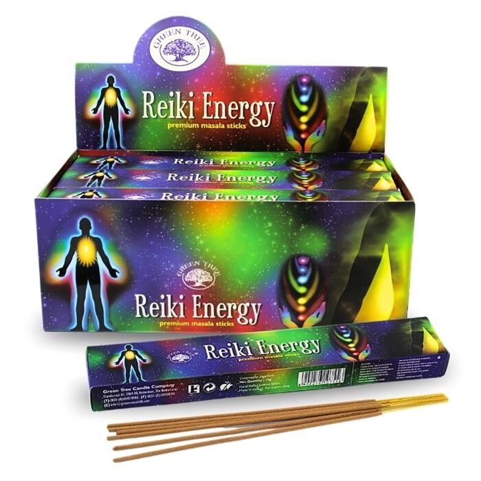 Green Tree Reiki Energy Incenso naturale 15 grammi