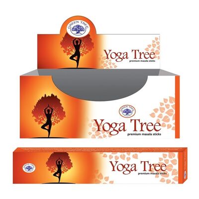 Encens Green Tree Yoga Tree 15 grammes