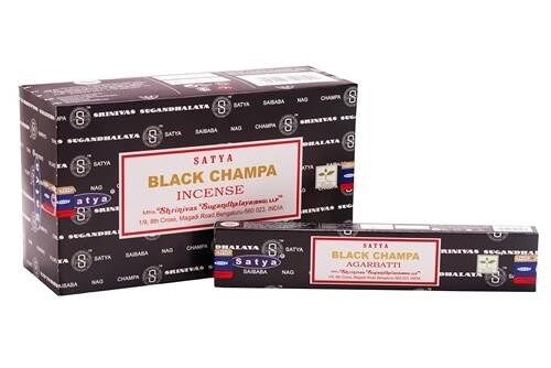 Satya Black Champa Incense 15 grams