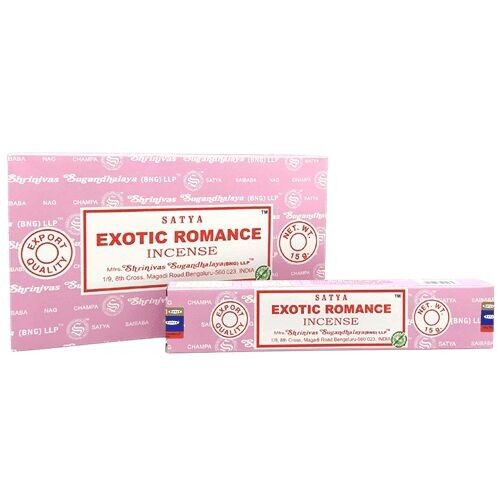 Satya Exotic Romance Incenso 15 grammi