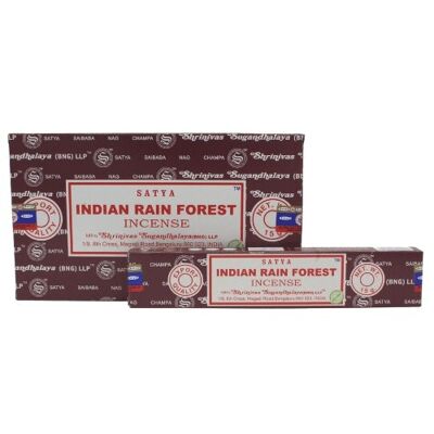 Encens de forêt tropicale indienne Satya 15 grammes