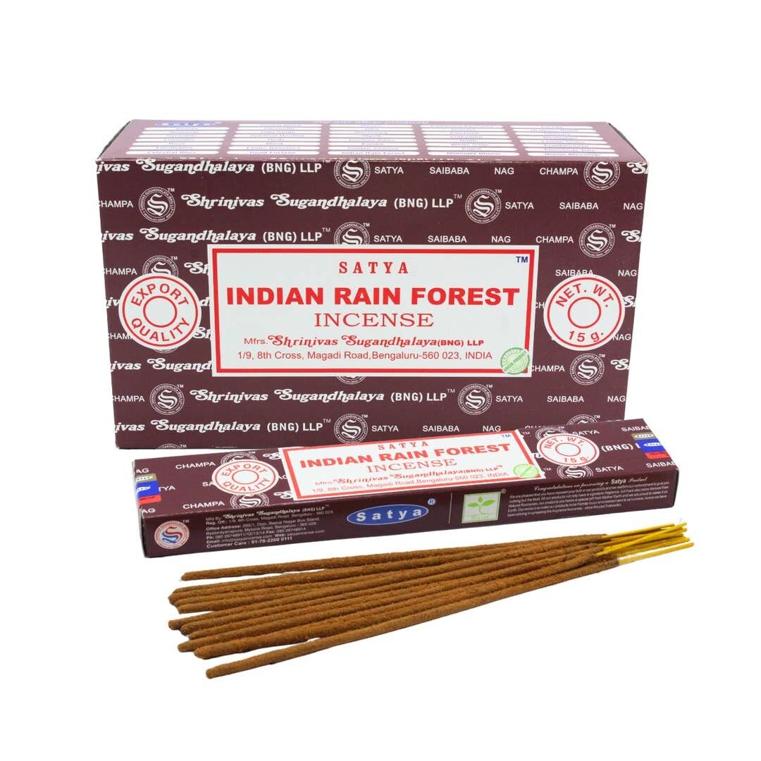 Satya Indian Rain Forest Incenso 15 grammi
