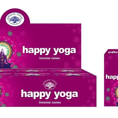 Grüner Baum Happy Yoga Kegel