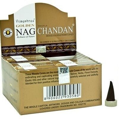 Golden Nag Chandan cones