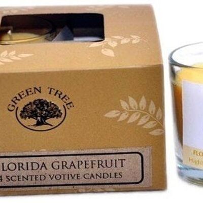 Vela votiva Green Tree Florida Grapefruit 55 gramos