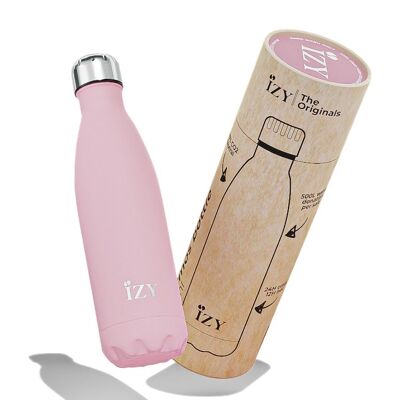 Bottiglia termica rosa 500 ml e bottiglia per bere / bottiglia d'acqua / thermos / bottiglia / isolata / acqua / bottiglia sottovuoto