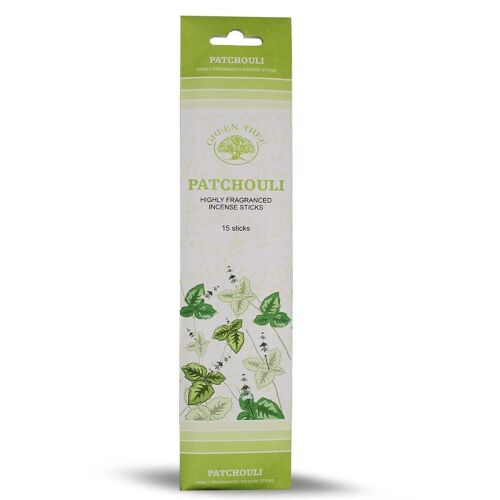 Green Tree Patchouli Incense 15 Sticks