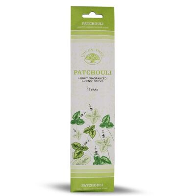 Incenso Green Tree Patchouli 15 bastoncini