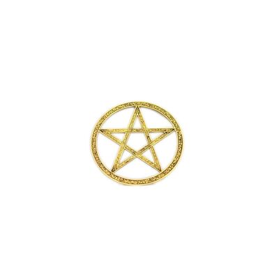 Brass pentagram 15cm