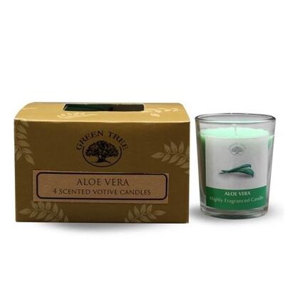 Green Tree Aloe Vera Votive Candle 55 grams