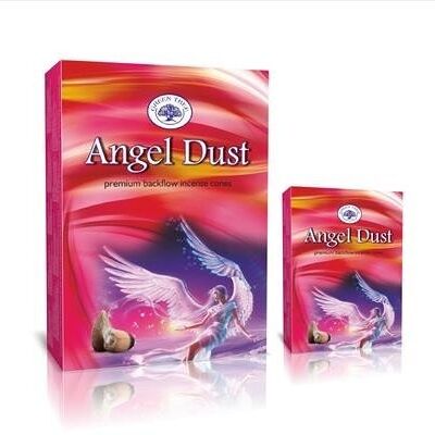 Green Tree Angel Dust Backflow Incense Cones (pack of 12)