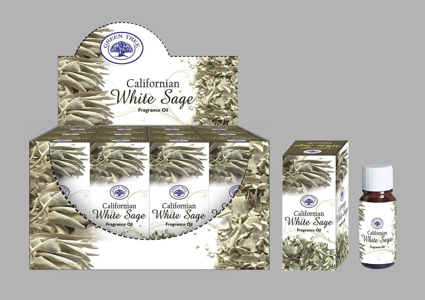Huile Parfumée Sauge Blanche de Californie Green Tree 10 ml