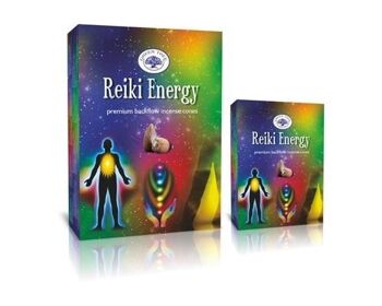 Cônes d'encens Reiki Energy Backflow Green Tree (pack de 12)