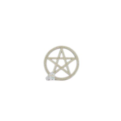 Pentagramme nickel 15 cm
