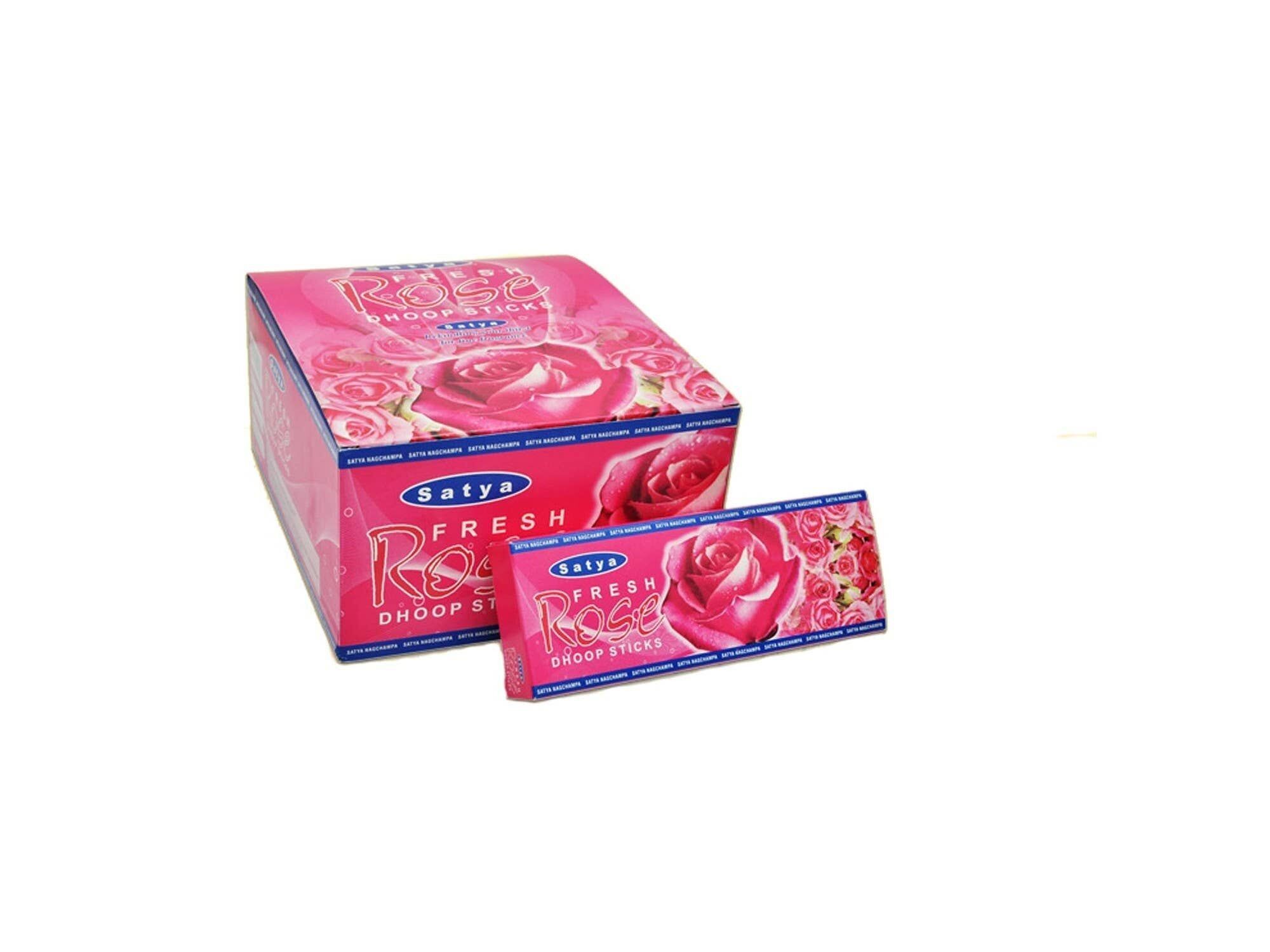 Satya Fresh Rose Dhoop Sticks