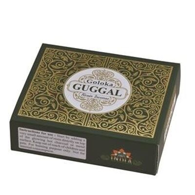 Goloka Resin Incense Guggal - 30 grams 12 pack