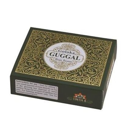 Goloka Resina Incienso Guggal - 30 gramos paquete de 12