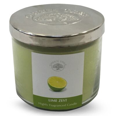 Green Tree Lime Zest Highly Fragranced Candle 400 Grams