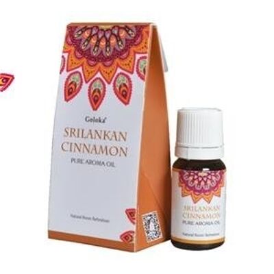 Aceite perfumado Goloka Canela de Sri Lanka 10ml