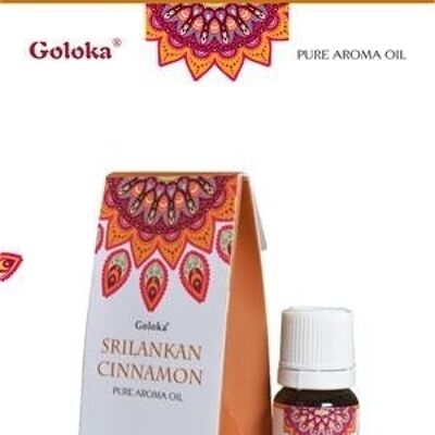 Aceite perfumado Goloka Canela de Sri Lanka 10ml
