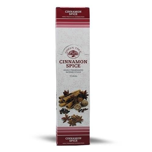 Green Tree Cinnamon Spice Incense 15 Sticks