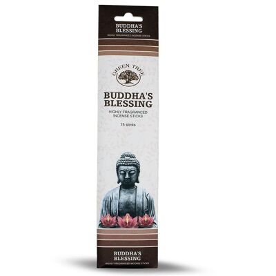 Green Tree Buddha's Blessing Incense 15 Sticks