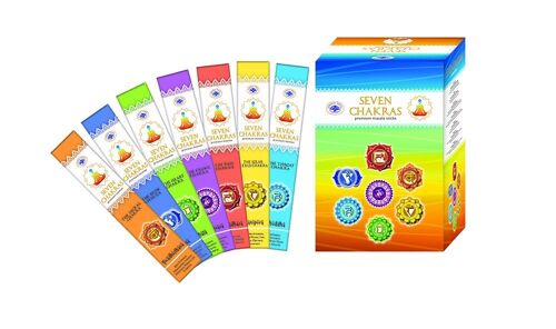 Green Tree 7 Chakras Incense Pouches (35 pieces)