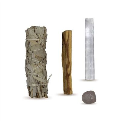 Kits de purification énergétique avec quartz rose