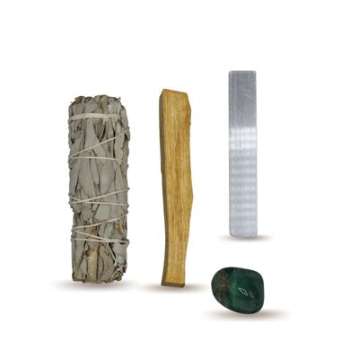 Kit di sbavature energizzanti con fluorite