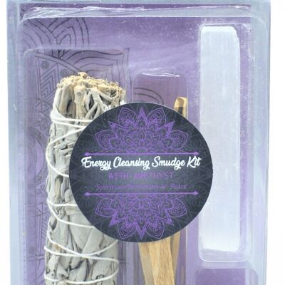Energy Cleansing Smudge Kits w/ Amethyst