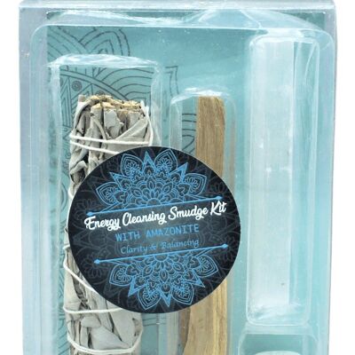 Energy Cleansing Smudge Kits w/ Amazonite