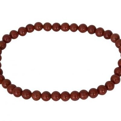 Bracelet Jaspe Rouge (4mm)