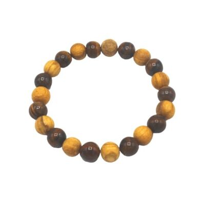 Pulsera Palo Santo y Ojo de Tigre