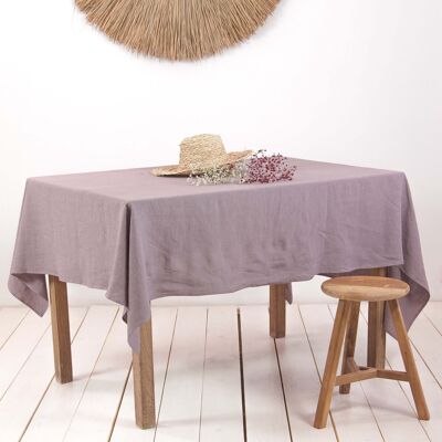 Linen tablecloth in Dusty Lavender - 59x39" / 150x100 cm