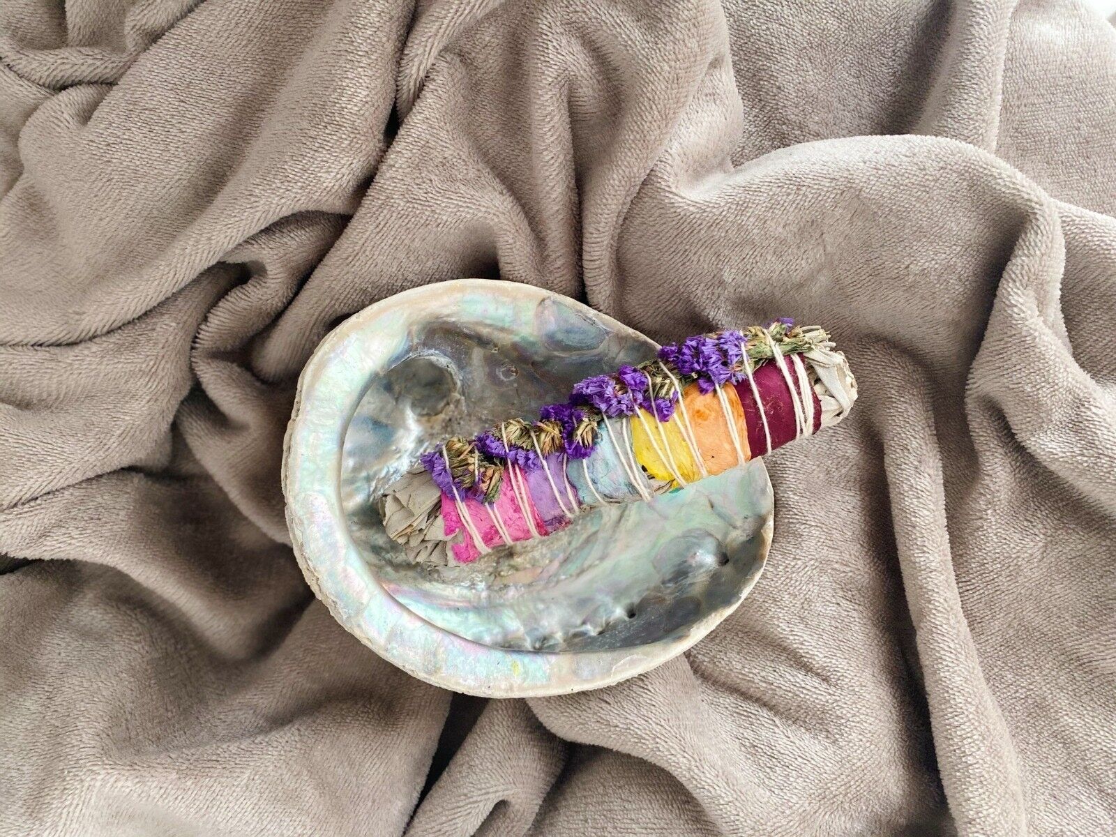 Barra de manchas de salvia blanca de 7 chakras de 15 cm (precio por pc)