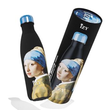 Bouteille thermos Vermeer - Fille avec Perle 500ML & Gourde / bouteille d'eau / thermos / bouteille / bouteille isolante / eau / bouteille sous vide 1